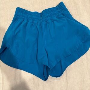 Lululemon Athletica Vibrant Blue Athletic Shorts